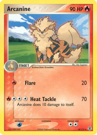 Arcanine (/112) [EX: FireRed & LeafGreen] Pokemon Single Pokémon