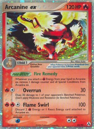Arcanine ex (/92) Holofoil [EX: Legend Maker] Pokemon Single Pokémon