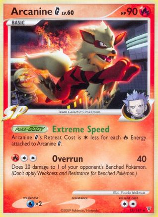 Arcanine G (/147) Reverse Holofoil [Platinum: Supreme Victors] Pokemon Single Pokémon