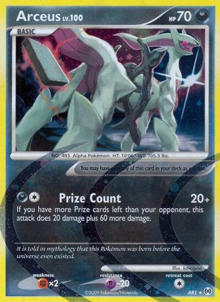 Arceus (AR1) AR1/99 Holofoil [Platinum: Arceus] Pokemon Single Pokémon