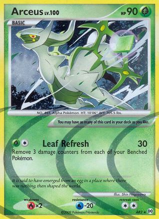 Arceus (AR2) (AR2/99) Holofoil [Platinum: Arceus] Pokemon Single Pokémon