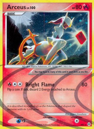 Arceus (AR3) (AR3/99) Holofoil [Platinum: Arceus] Pokemon Single Pokémon