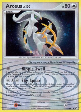 Arceus (AR5) (AR5/99) Holofoil [Platinum: Arceus] Pokemon Single Pokémon
