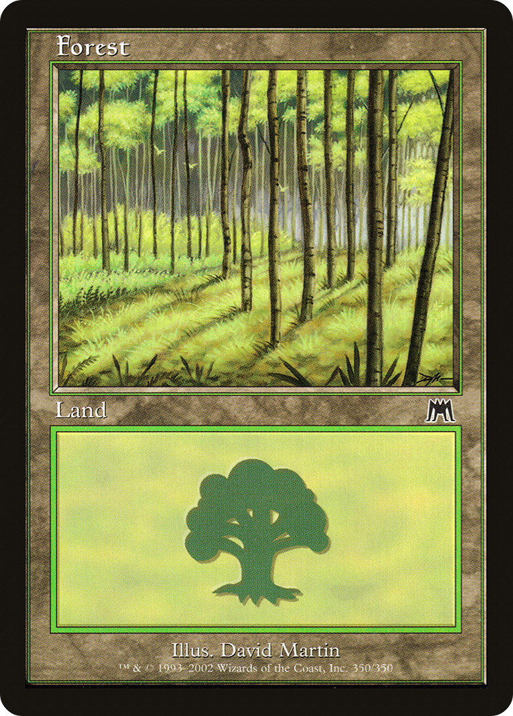 Forest (350) (ONS-350) [Onslaught] MTG Single Wizards of the Coast