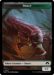 Eldrazi Spawn // Insect (0027) Double-Sided Token [Tokens] Modern Horizons 3 Tokens MTG Single Magic: The Gathering