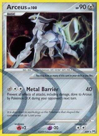 Arceus (AR9) (AR9/99) Holofoil [Platinum: Arceus] Pokemon Single Pokémon