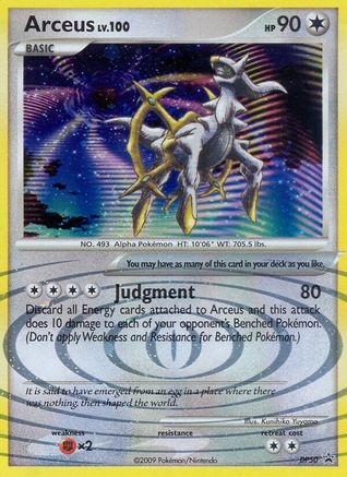Arceus - DP50 (DP50/56) Holofoil [Promos: DP Promos] Pokemon Single Pokémon
