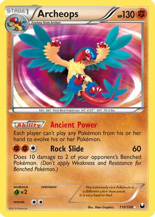 Archeops (/108) Holofoil [BW: Dark Explorers] Pokemon Single Pokémon