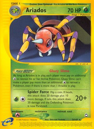 Ariados (/147) [Vintage: Aquapolis] Pokemon Single Pokémon