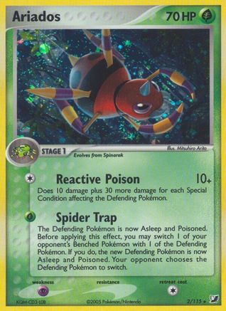 Ariados (/115) Reverse Holofoil [EX: Unseen Forces] Pokemon Single Pokémon