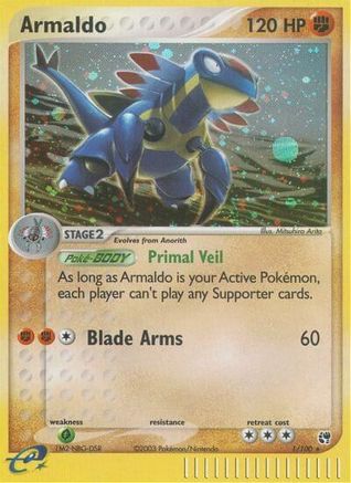 Armaldo (1/100) Holofoil [EX: Sandstorm] Pokemon Single Pokémon