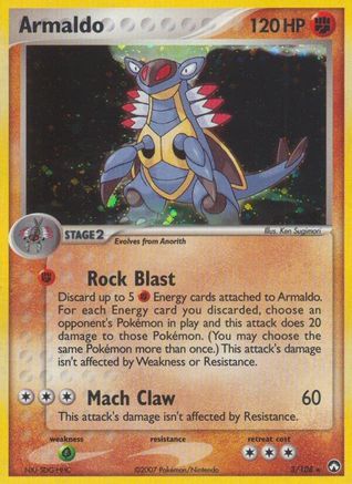 Armaldo (/108) Reverse Holofoil [EX: Power Keepers] Pokemon Single Pokémon