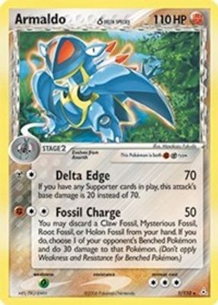 Armaldo (Delta Species) (/110) Reverse Holofoil [EX: Holon Phantoms] Pokemon Single Pokémon