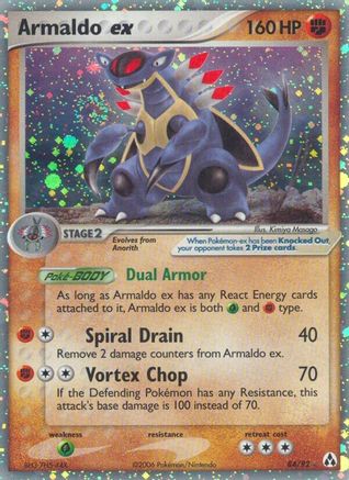 Armaldo ex (/92) Holofoil [EX: Legend Maker] Pokemon Single Pokémon
