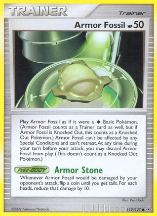 Armor Fossil (/127) Reverse Holofoil [Platinum: Base set] Pokemon Single Pokémon