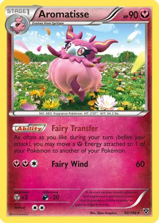 Aromatisse (93/146) Reverse Holofoil [XY: Base Set] Pokemon Single Pokémon