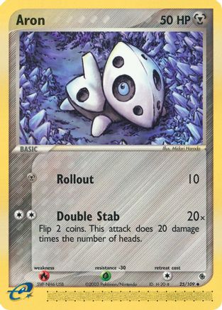 Aron - 25/109 (/109) [EX: Ruby & Sapphire] Pokemon Single Pokémon