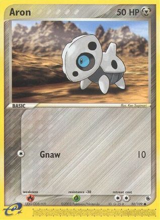 Aron - 50/109 (/109) Reverse Holofoil [EX: Ruby & Sapphire] Pokemon Single Pokémon