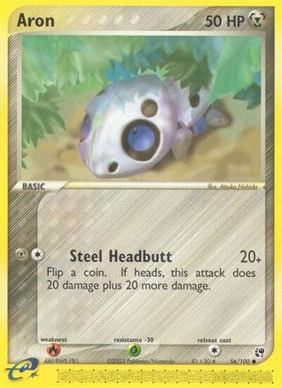 Aron (/100) [EX: Sandstorm] Pokemon Single Pokémon