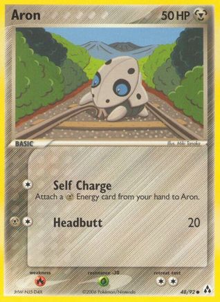 Aron (/92) [EX: Legend Maker] Pokemon Single Pokémon
