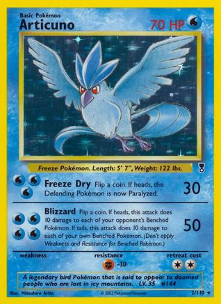 Articuno (/110) Holofoil [Vintage: Legendary Collection] Pokemon Single Pokémon