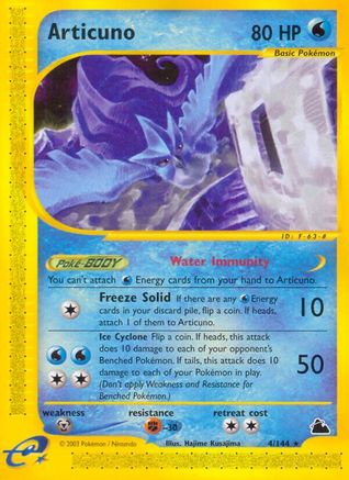 Articuno (4) (/144) Reverse Holofoil [Vintage: Skyridge] Pokemon Single Pokémon