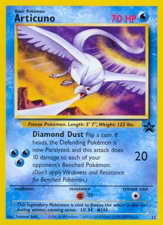 Articuno (22/53) [Promos: WoTC Promo] Pokemon Single Pokémon