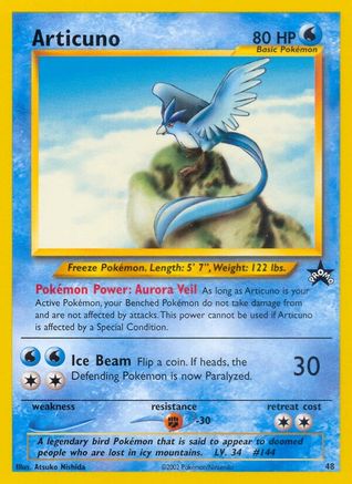 Articuno (48/53) [Promos: WoTC Promo] Pokemon Single Pokémon