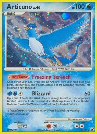 Articuno (/100) Reverse Holofoil [DP: Majestic Dawn] Pokemon Single Pokémon