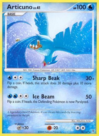 Articuno (16) (/147) [Platinum: Supreme Victors] Pokemon Single Pokémon