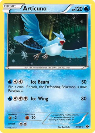 Articuno (27/99) Holofoil [BW: Next Destinies] Pokemon Single Pokémon