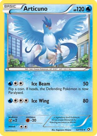 Articuno (32/113) Reverse Holofoil [BW: Legendary Treasures] Pokemon Single Pokémon