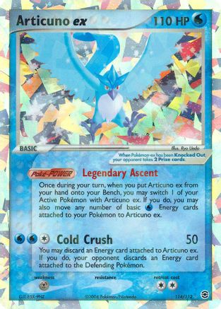 Articuno ex (114/112) - [EX: FireRed & LeafGreen] Holofoil Pokemon Single Pokémon