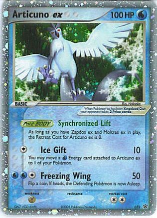 Articuno ex - 032 (EX Collector's Window Tins) (/40) Holofoil [Promos: Nintendo Promos] Pokemon Single Pokémon