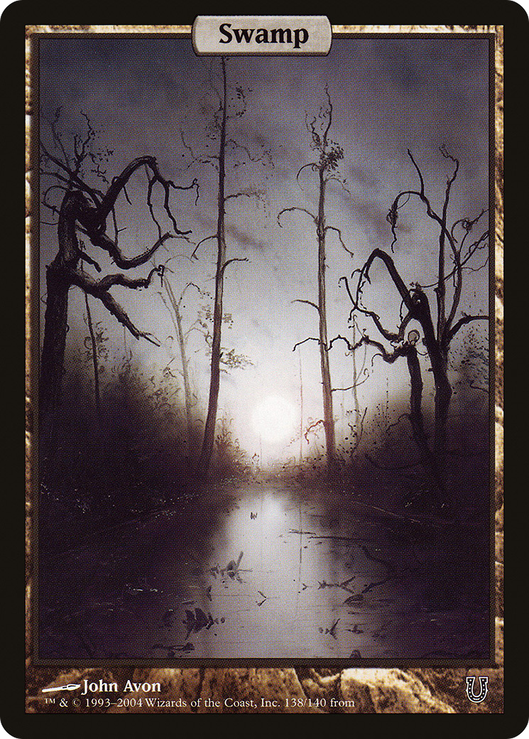 Swamp - Full Art (UNH-138) [Unhinged] MTG Single Wizards of the Coast