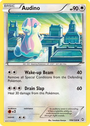 Audino (/124) [BW: Dragons Exalted] Pokemon Single Pokémon