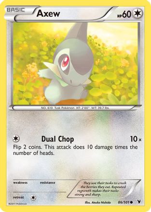 Axew (/101) Reverse Holofoil [BW: Noble Victories] Pokemon Single Pokémon