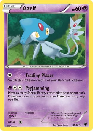 Azelf (/101) Reverse Holofoil [BW: Plasma Blast] Pokemon Single Pokémon