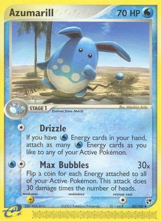 Azumarill (/100) [EX: Sandstorm] Pokemon Single Pokémon