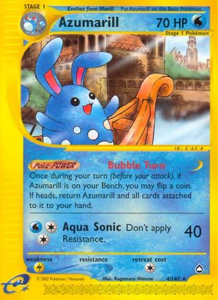 Azumarill (/147) Reverse Holofoil [Vintage: Aquapolis] Pokemon Single Pokémon