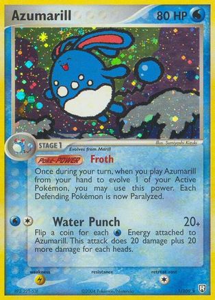 Azumarill (1/109) Holofoil [EX: Team Rocket Returns] Pokemon Single Pokémon