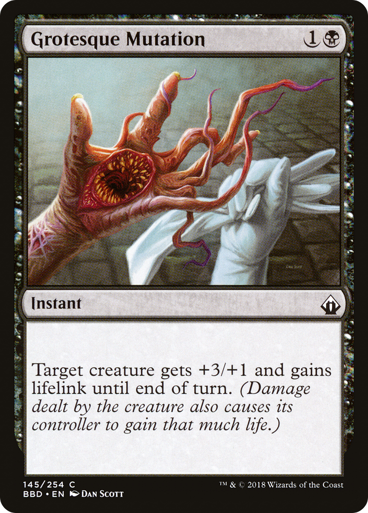 Grotesque Mutation (BBD-145) [Battlebond] Foil MTG Single Wizards of the Coast
