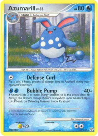 Azumarill (/130) [DP: Base Set] Pokemon Single Pokémon