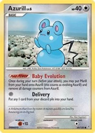 Azurill (69/130) Reverse Holofoil [DP: Base Set] Pokemon Single Pokémon