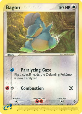 Bagon - 23/97 (/97) Reverse Holofoil [EX: Dragon] Pokemon Single Pokémon