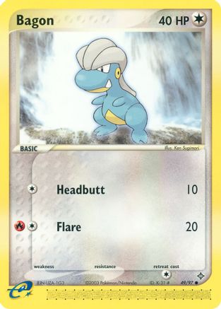 Bagon - 49/97 (49/97) [EX: Dragon] Pokemon Single Pokémon