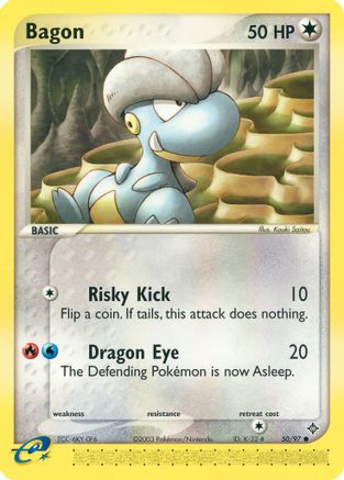 Bagon - 50/97 (/97) [EX: Dragon] Pokemon Single Pokémon