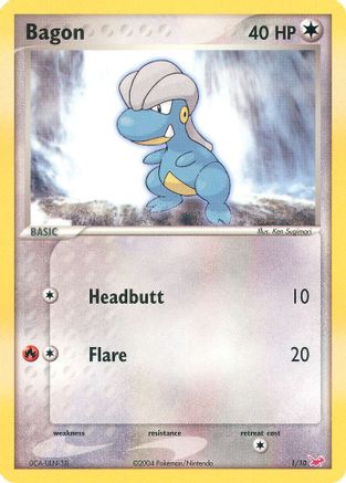 Bagon (/10) [EX: Trainer Kit 1 Latias & Latios] Pokemon Single Pokémon
