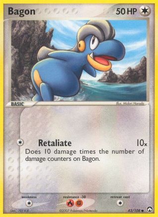 Bagon (43/108) [EX: Power Keepers] Pokemon Single Pokémon