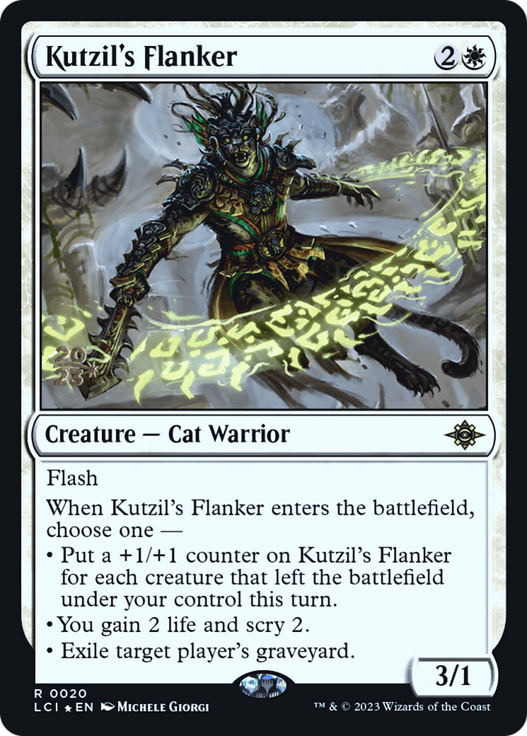 Kutzil's Flanker (PRE-020) [The Lost Caverns of Ixalan Promos] Foil MTG Single Wizards of the Coast